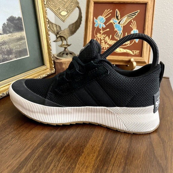 Sorel Women's Out N About III Low Sneakers Shoes Black Sea Salt Size US 7 - Picture 14 of 16